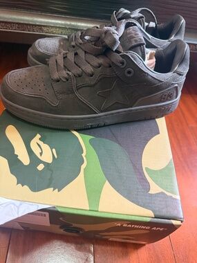 A Bathing Ape Bape SK8 Sta Dark Grey